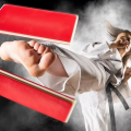 DESKA DO ŁAMANIA UDERZANIA KARATE TAEKWONDO PVC 8 mm