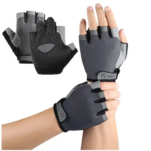 ANTYPOŚLIZGOWE RĘKAWICZKI NA ROWER TRENING DO ĆWICZEŃ