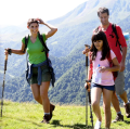KIJE TREKKINGOWE NORDIC WALKING SKŁADANE LEKKIE