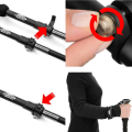 KIJE TREKKINGOWE NORDIC WALKING SKŁADANE LEKKIE