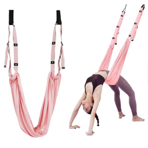 CHUSTA AKROBATYCZNA JOGA STRETCHING ROZCIĄGANIE HAMAK 